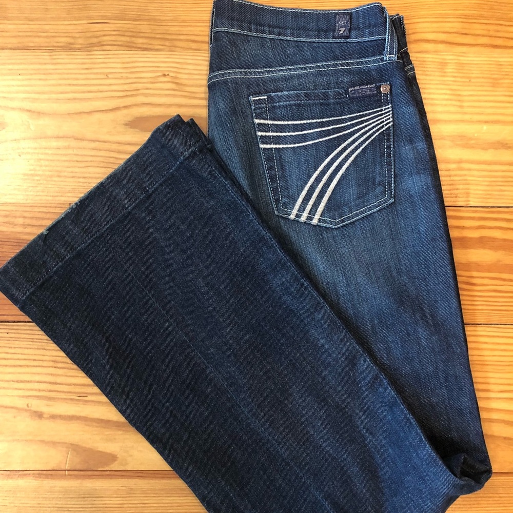 7 For All Mankind Dojo Flare Jeans 29